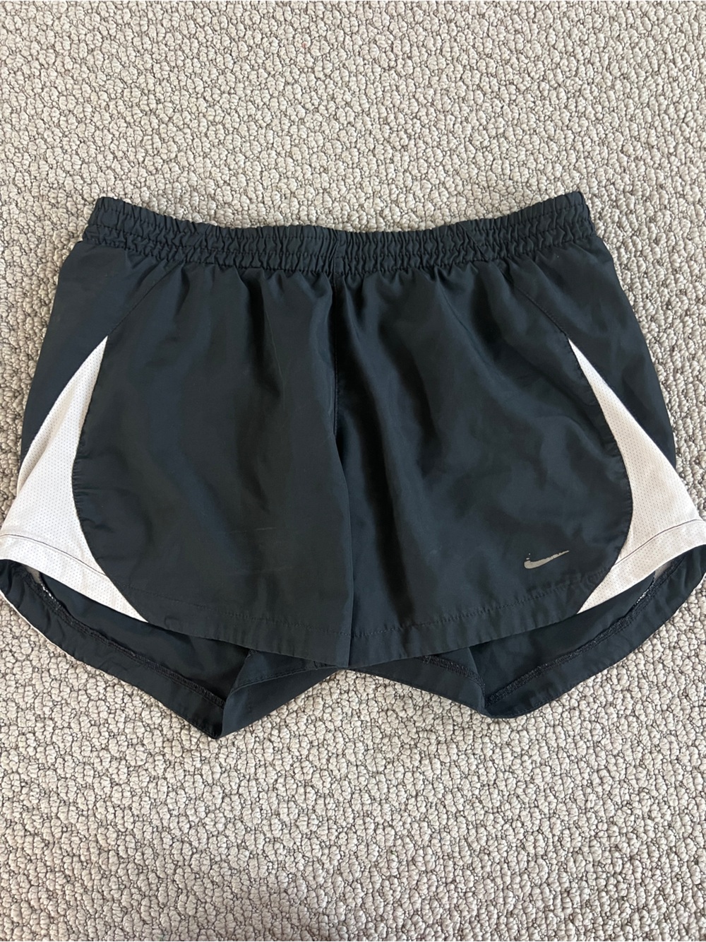 Nike Dri-FIT Running Shorts Women’s Small Black White Athletic Shorts